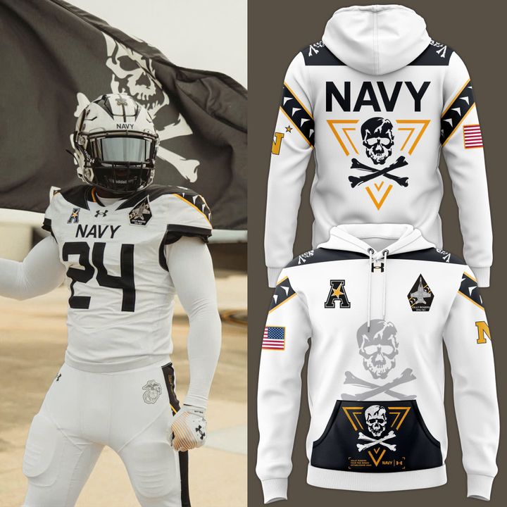 Men’s Under Armour Navy Midshipmen 2024 Rivalry Shield Hoodie