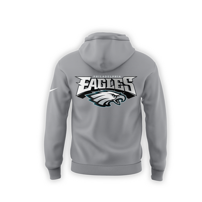 Philadelphia Eagles 2024 NFC Champions Locker Room Trophy Collection Hoodie