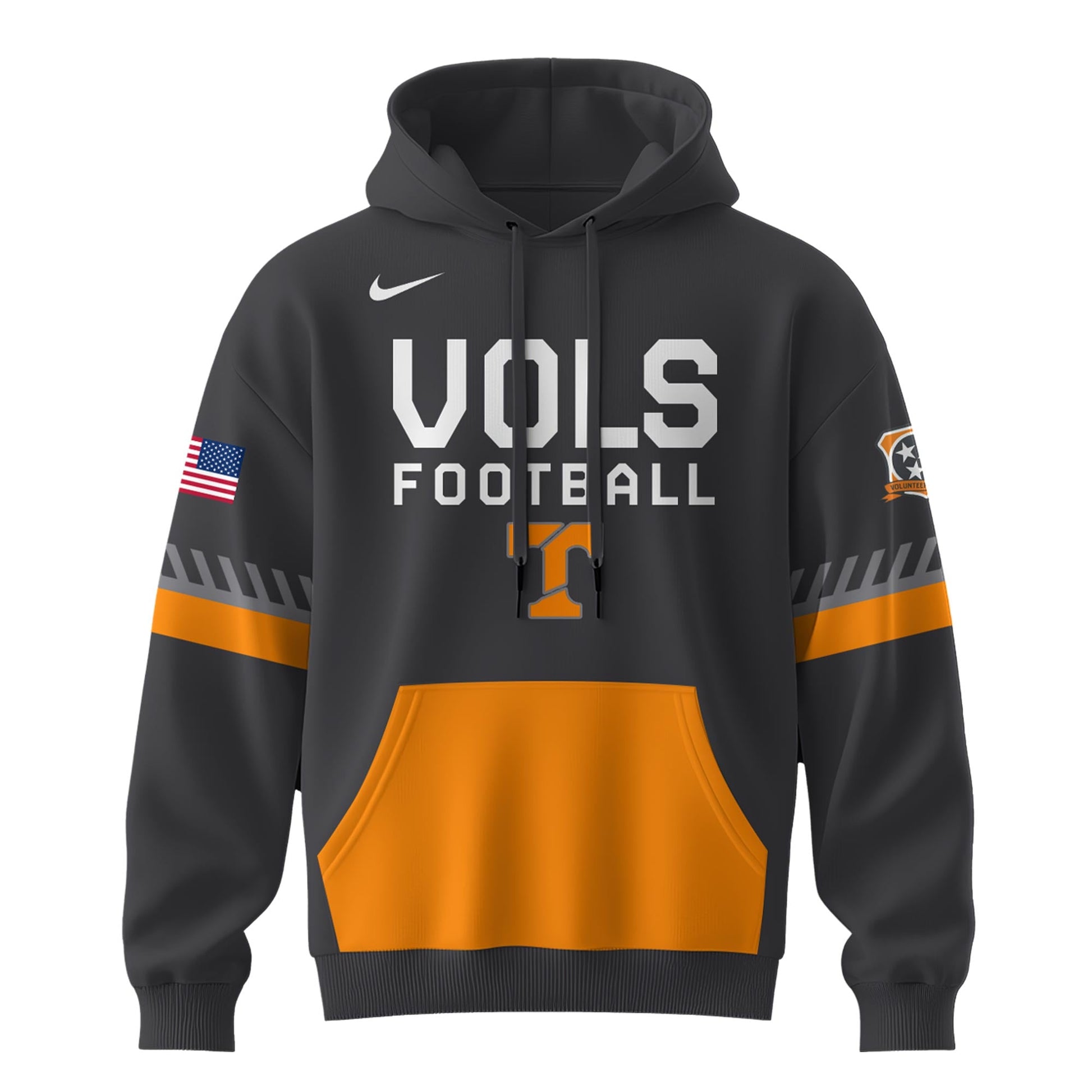 2025 Tennessee Volunteers Grey Football Hoodie Exclusive Design