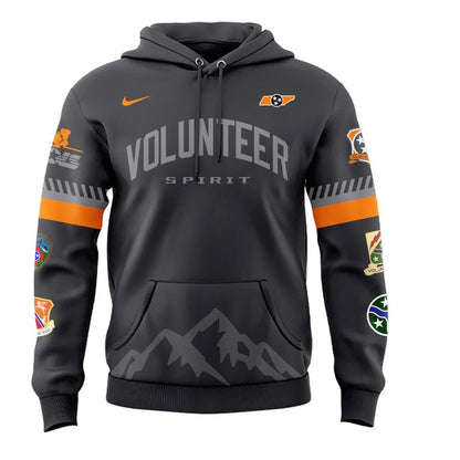 Special 2025 Smoke Grey Tennessee Volunteers Spirit Football Hoodie