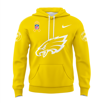 Philadelphia Eagles Childhood Cancer Awareness Day 2025 Hoodie v2
