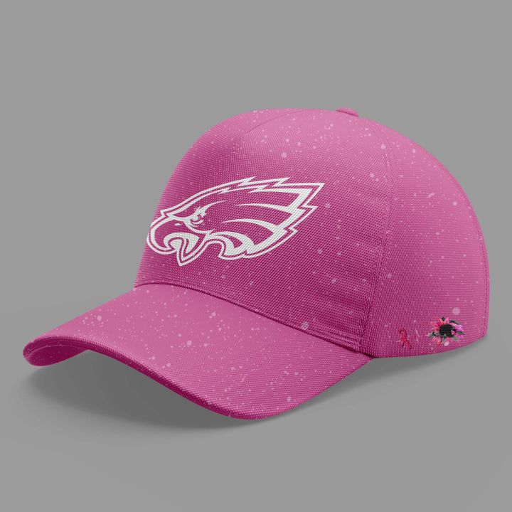 Exclusive Version Philadelphia Eagles Breast Cancer Awareness Pink Tshirt 2025