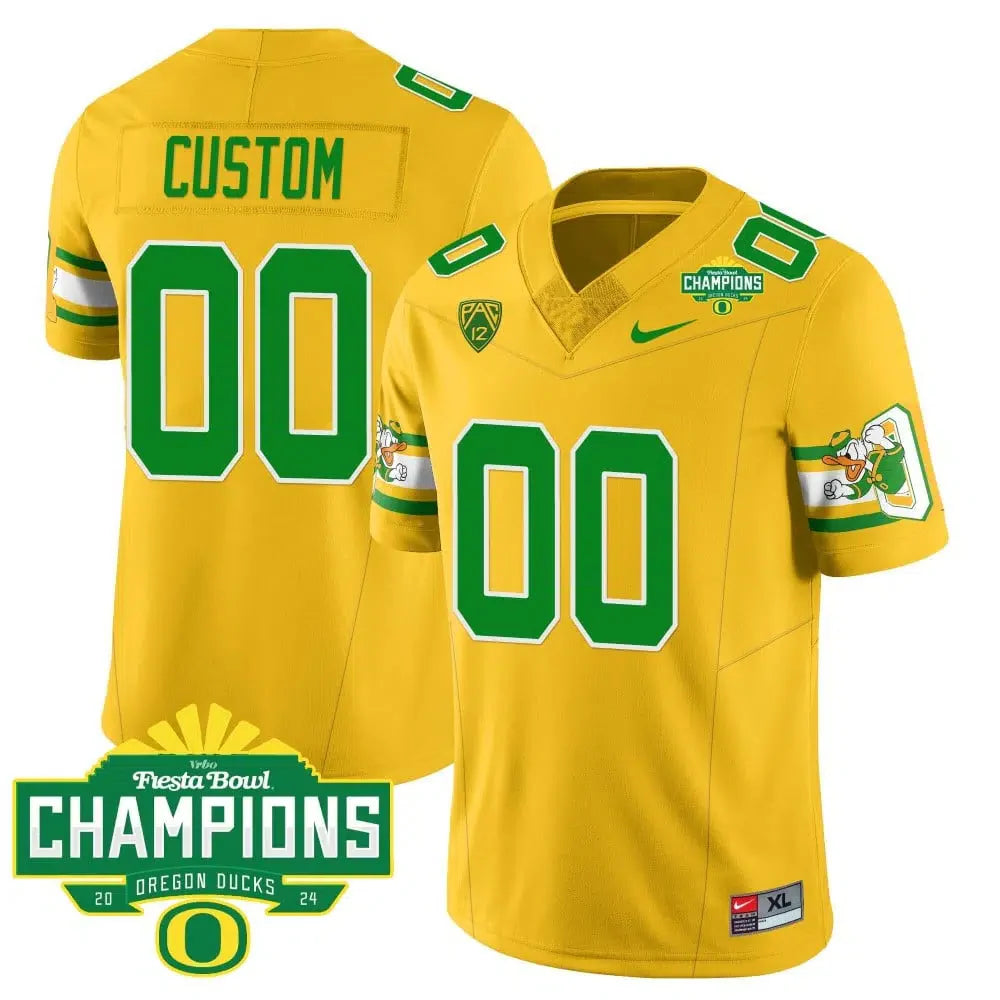Men’s Oregon Ducks ‘Mighty Oregon’ Throwback Football Jersey Custom Uniforms